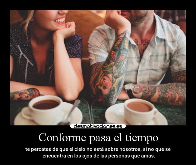 Conforme pasa el tiempo -