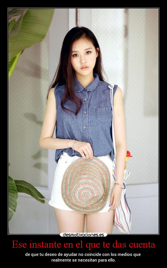 Ese instante en el que te das cuenta - 