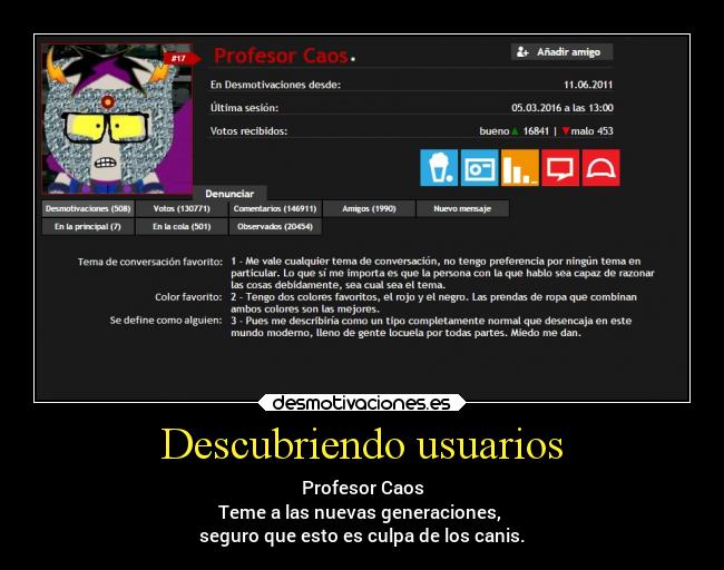 Descubriendo usuarios - 