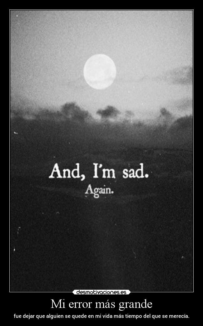 Mi error más grande - 