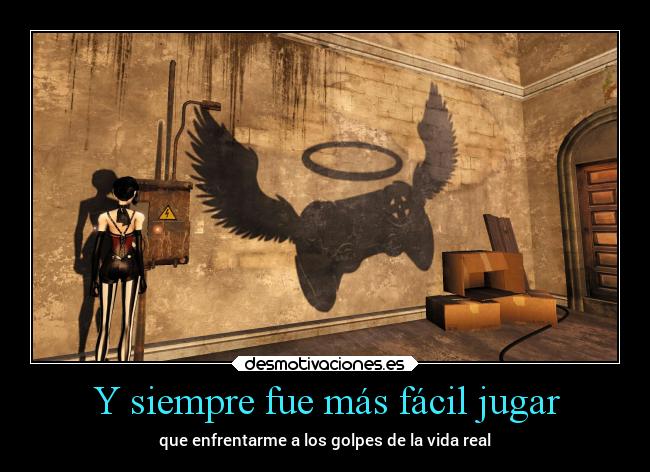 carteles vida dolor juegos desmotivaciones