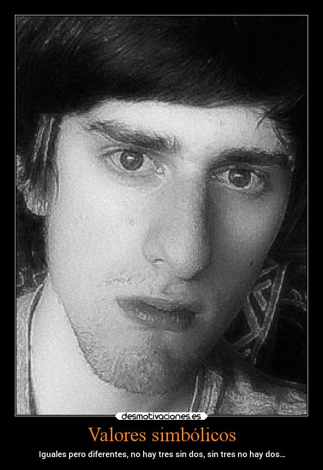 Valores simbólicos - Iguales pero diferentes, no hay tres sin dos, sin tres no hay dos…