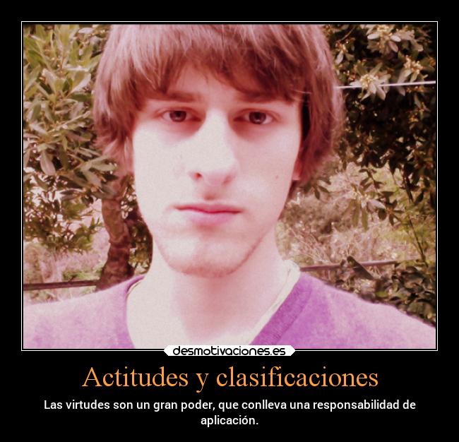 Actitudes y clasificaciones - 