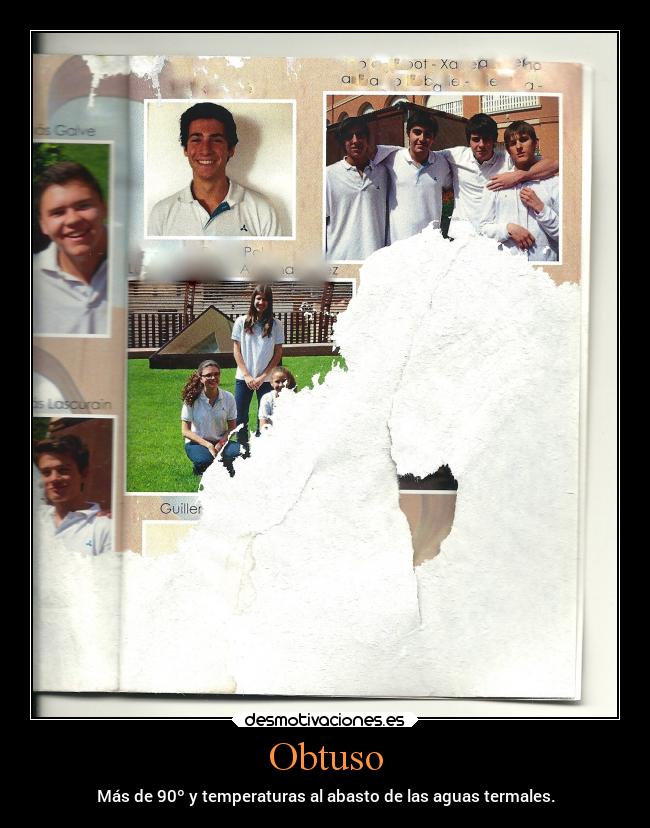 Obtuso - Más de 90º y temperaturas al abasto de las aguas termales.