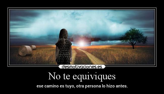 No te equiviques -