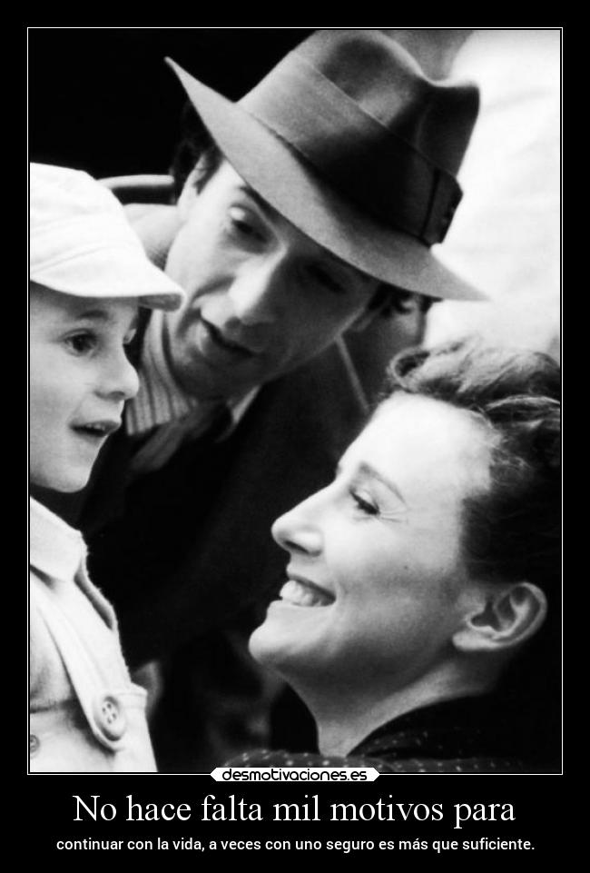 No hace falta mil motivos para - 