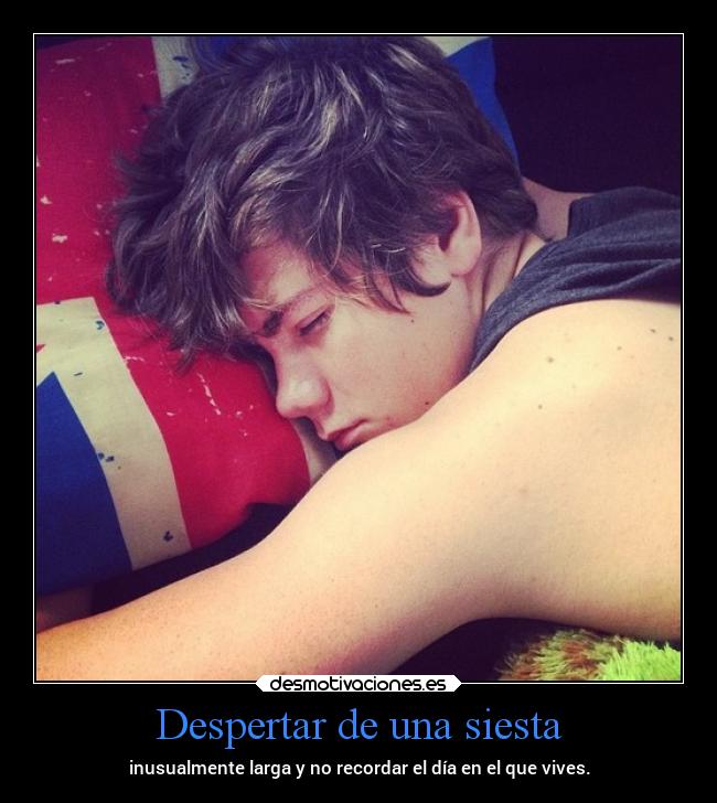 Despertar de una siesta - 