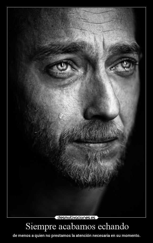 Siempre acabamos echando - 