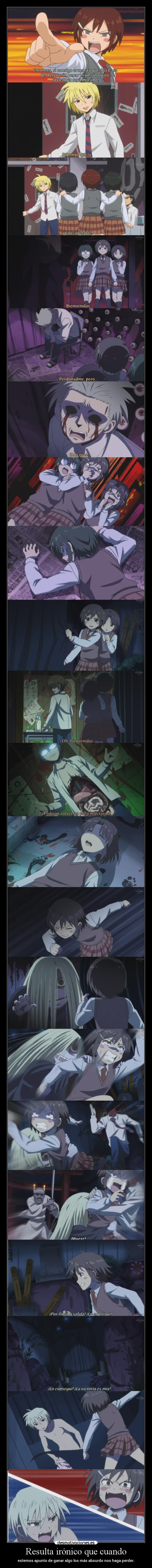 Resulta irónico que cuando - 