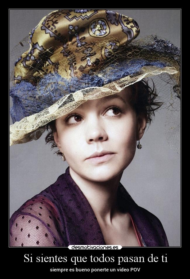 Si sientes que todos pasan de ti - siempre es bueno ponerte un video POV