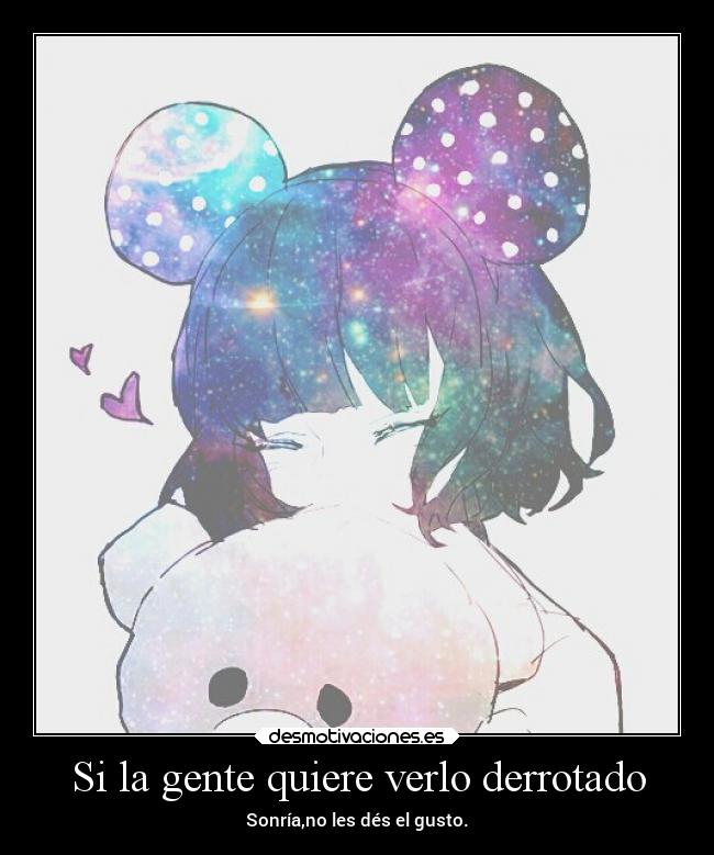 Si la gente quiere verlo derrotado -