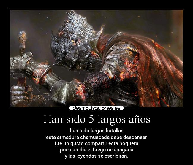 Han sido 5 largos años -
