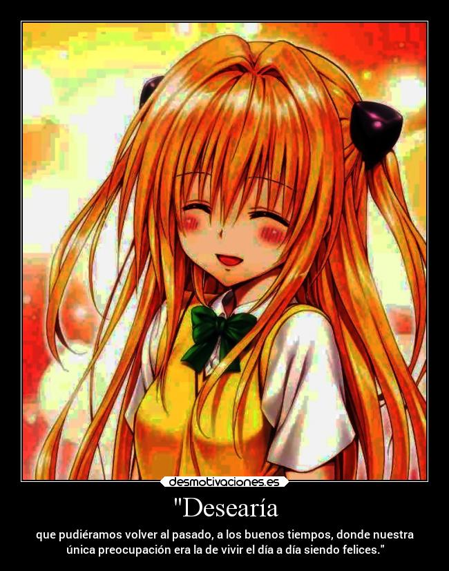 carteles amor anime tristeza konjiki yami love desmotivaciones