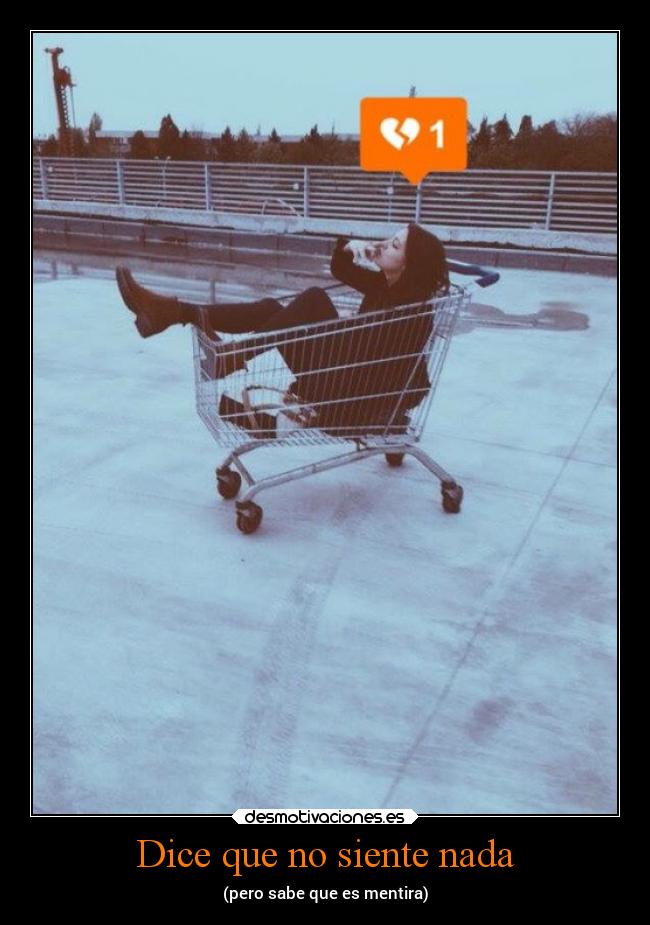 Dice que no siente nada -
