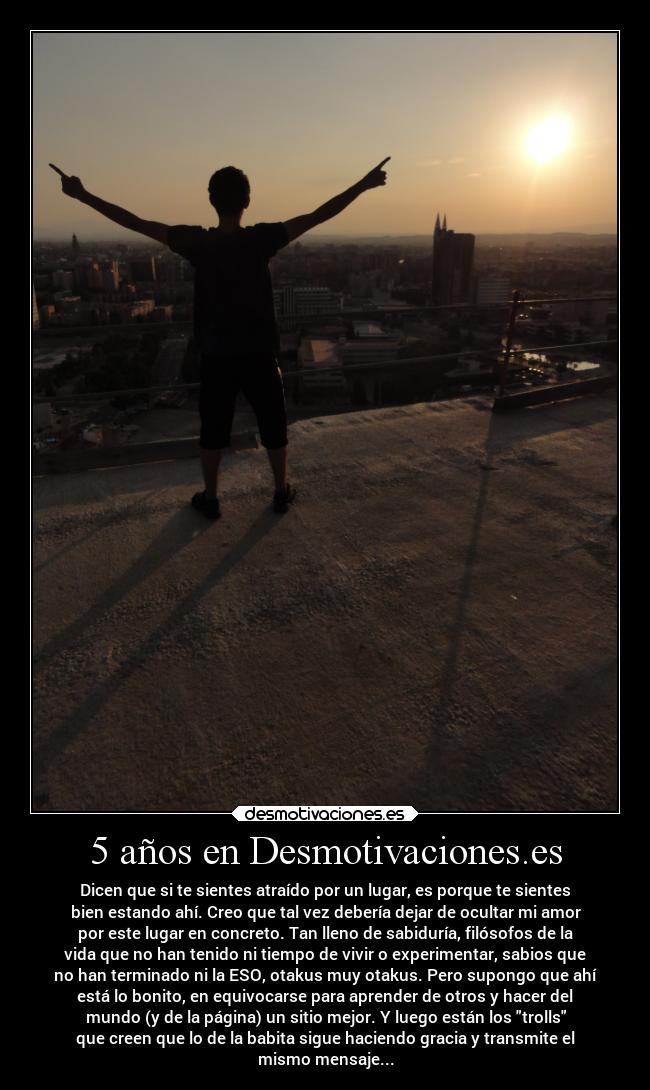 5 años en Desmotivaciones.es - 