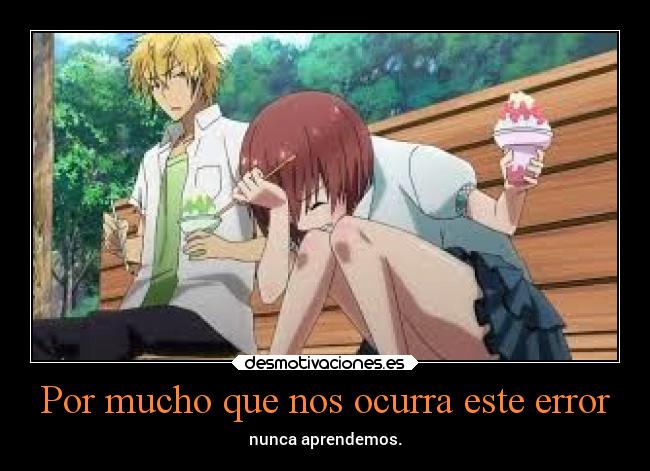 carteles anime chiste tokyoravens danieldats desmotivaciones