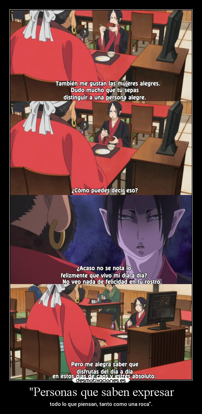 Personas que saben expresar -