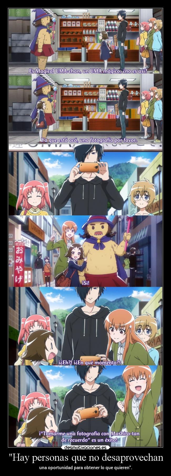 Hay personas que no desaprovechan - 