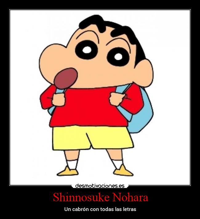 carteles anime shinchan desmotivaciones