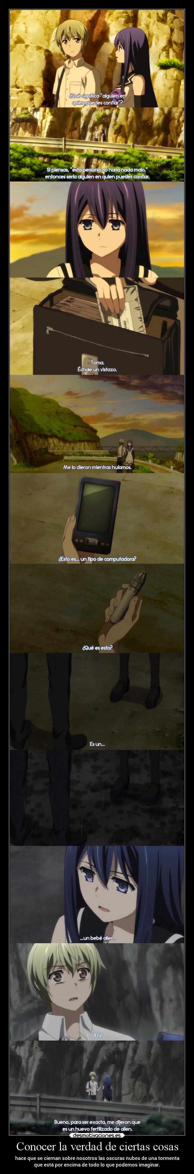 Conocer la verdad de ciertas cosas - 