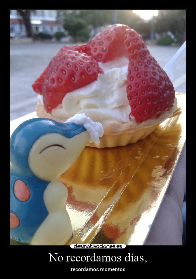 No recordamos días, - 