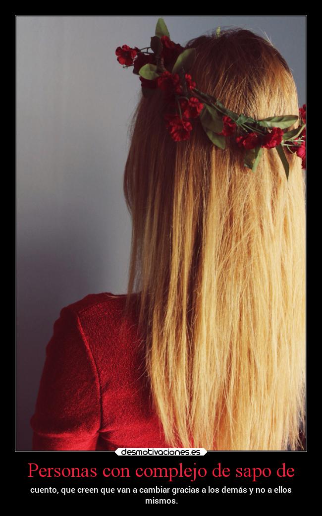 Personas con complejo de sapo de -