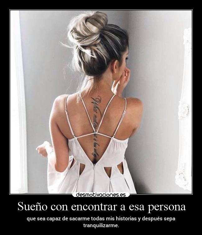 Sueño con encontrar a esa persona - 