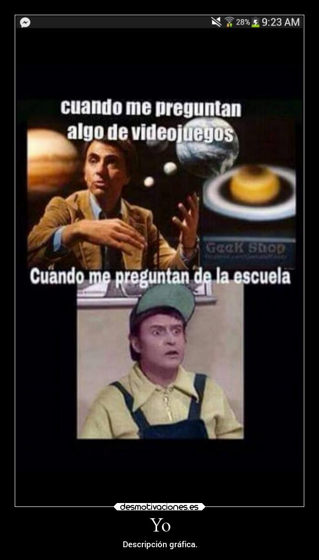 Yo - Descripción gráfica.
