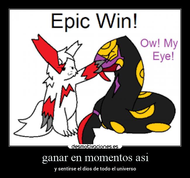 ganar en momentos asi -