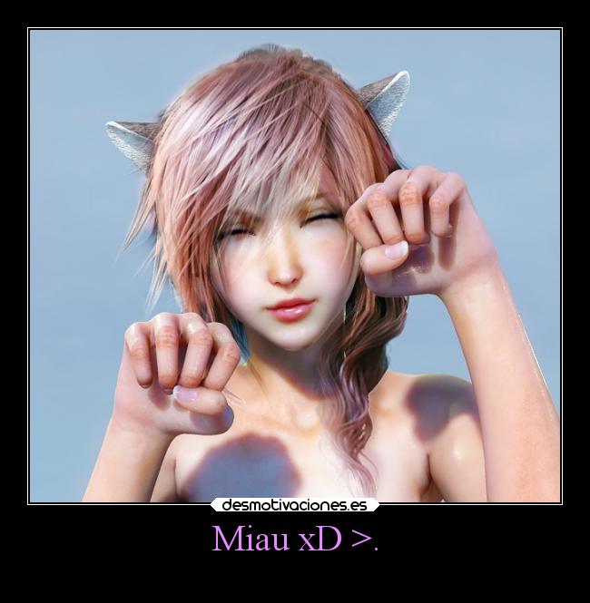 Miau xD >. -