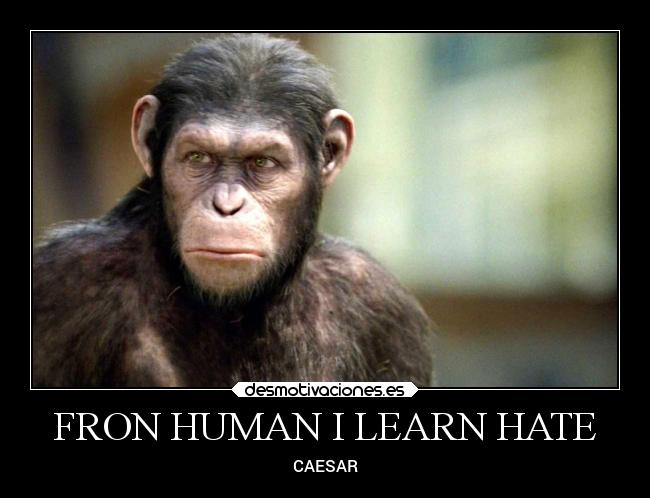 FRON HUMAN I LEARN HATE - CAESAR