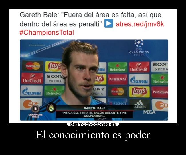 El conocimiento es poder -