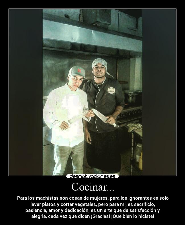 Cocinar... -