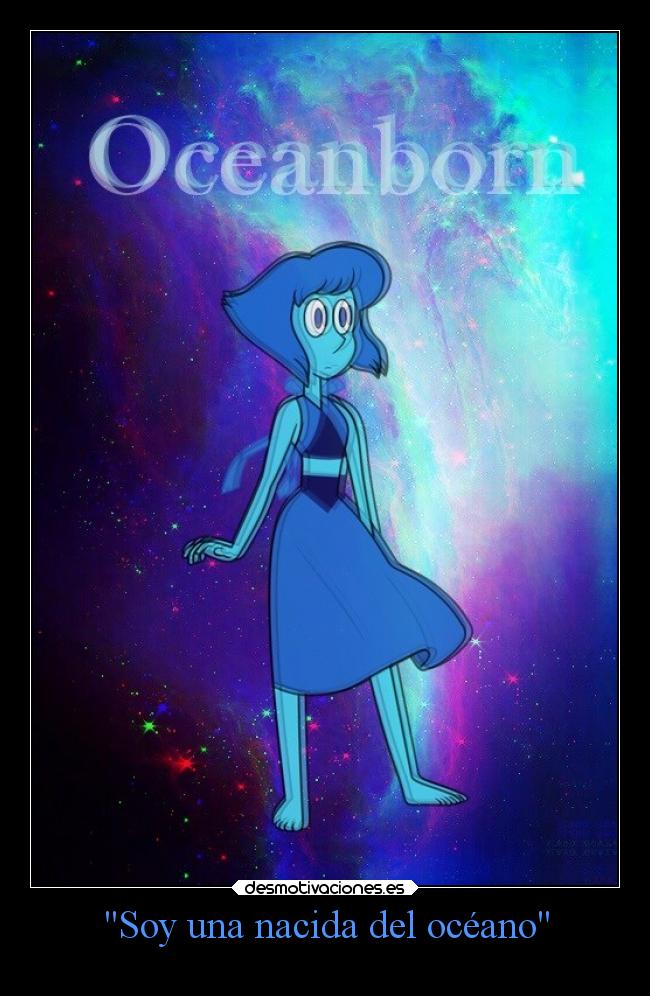 Soy una nacida del océano -