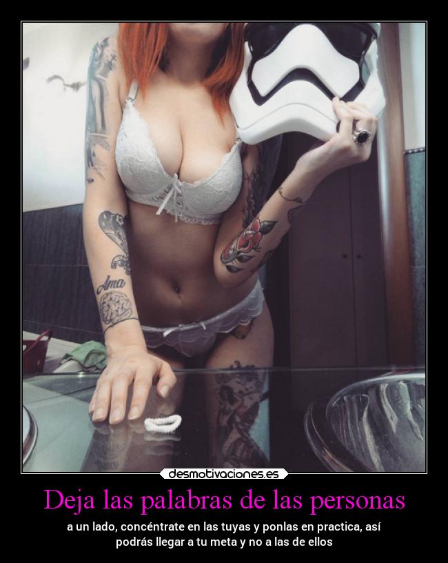 Deja las palabras de las personas - 