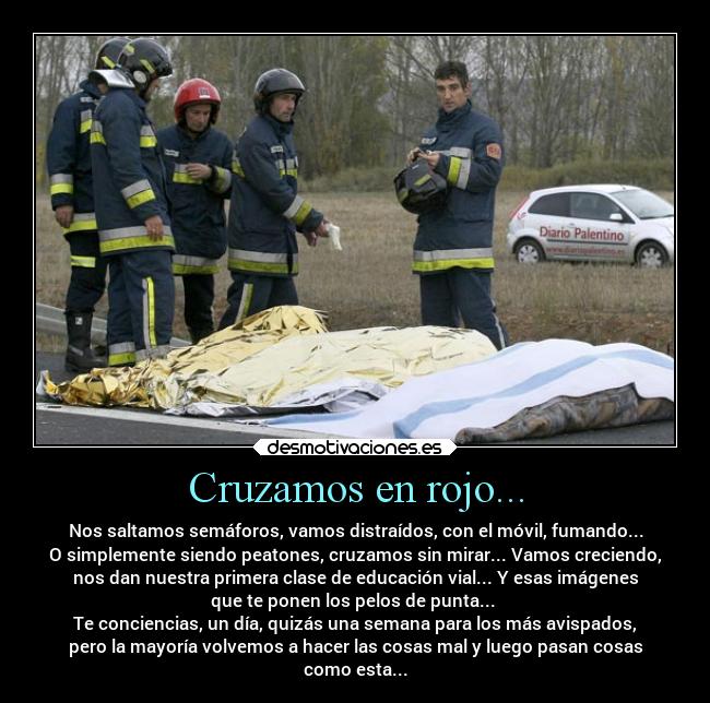 Cruzamos en rojo... -