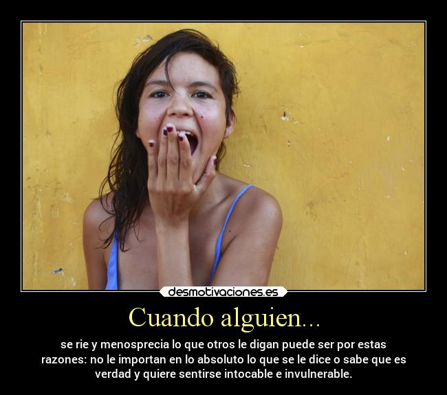 Cuando alguien... -