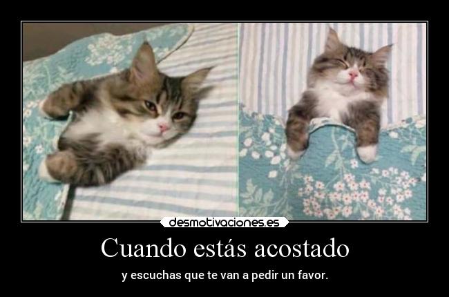Cuando estás acostado - 