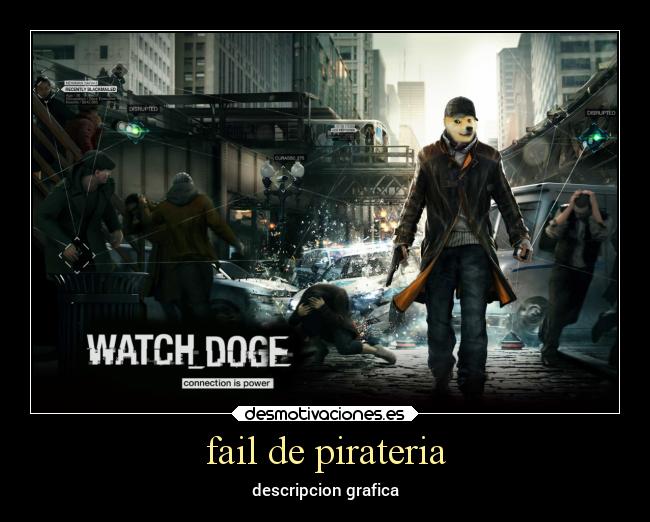 fail de pirateria -