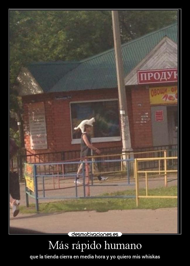 Más rápido humano -