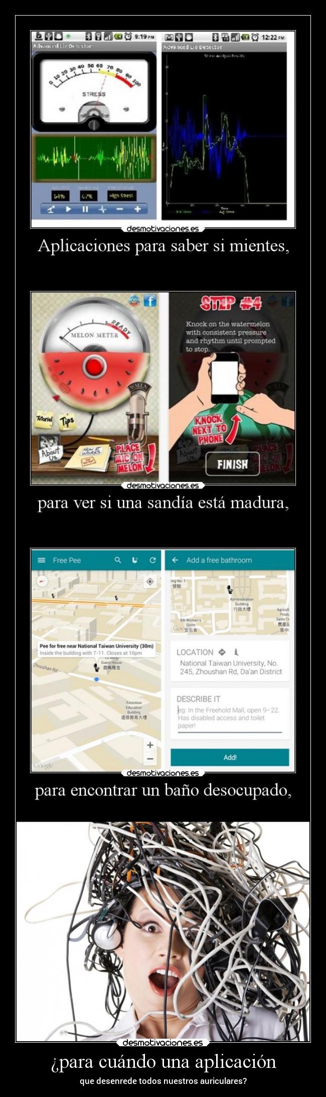 ¿para cuándo una aplicación - 