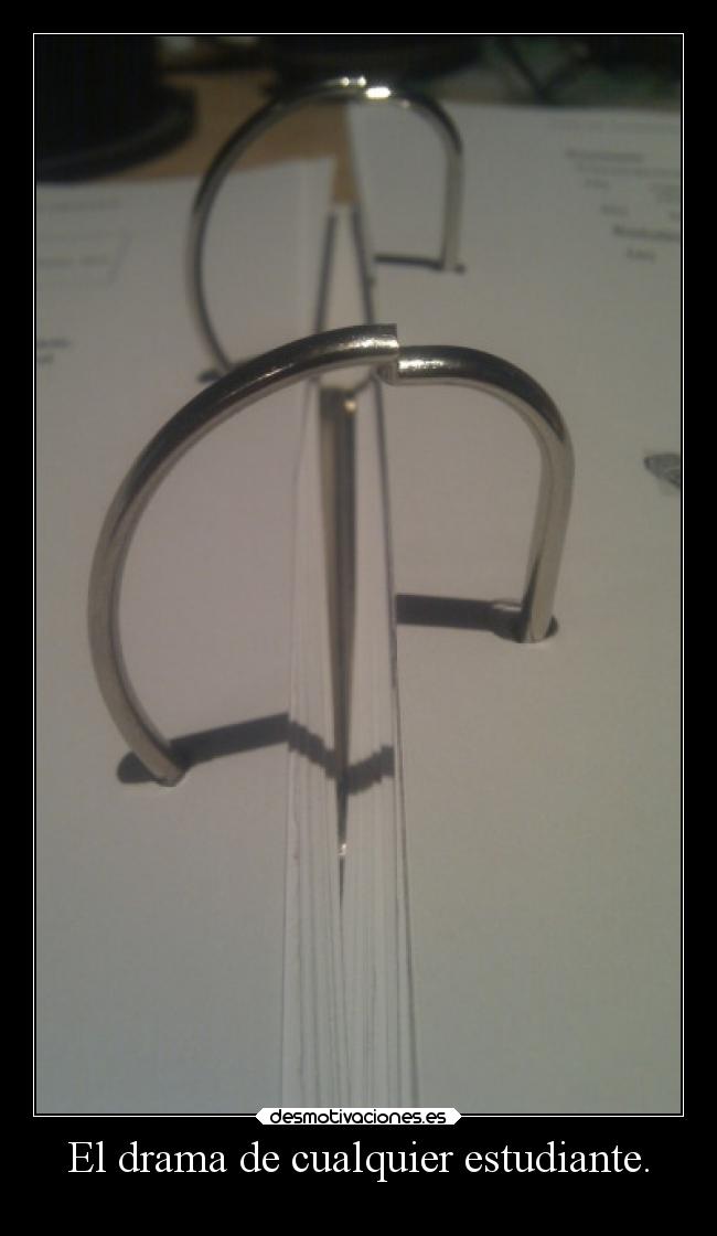 El drama de cualquier estudiante. - 