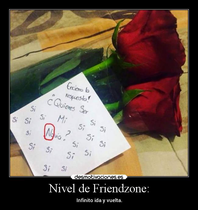 Nivel de Friendzone: - Infinito ida y vuelta.