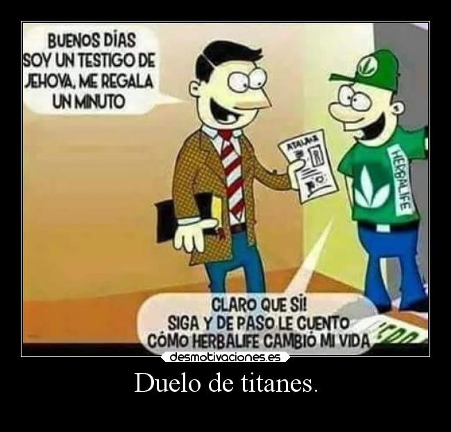 Duelo de titanes. - 