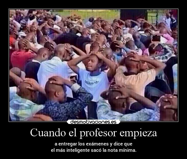 Cuando el profesor empieza - 