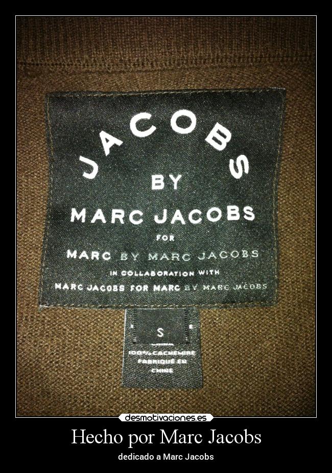 Hecho por Marc Jacobs - dedicado a Marc Jacobs