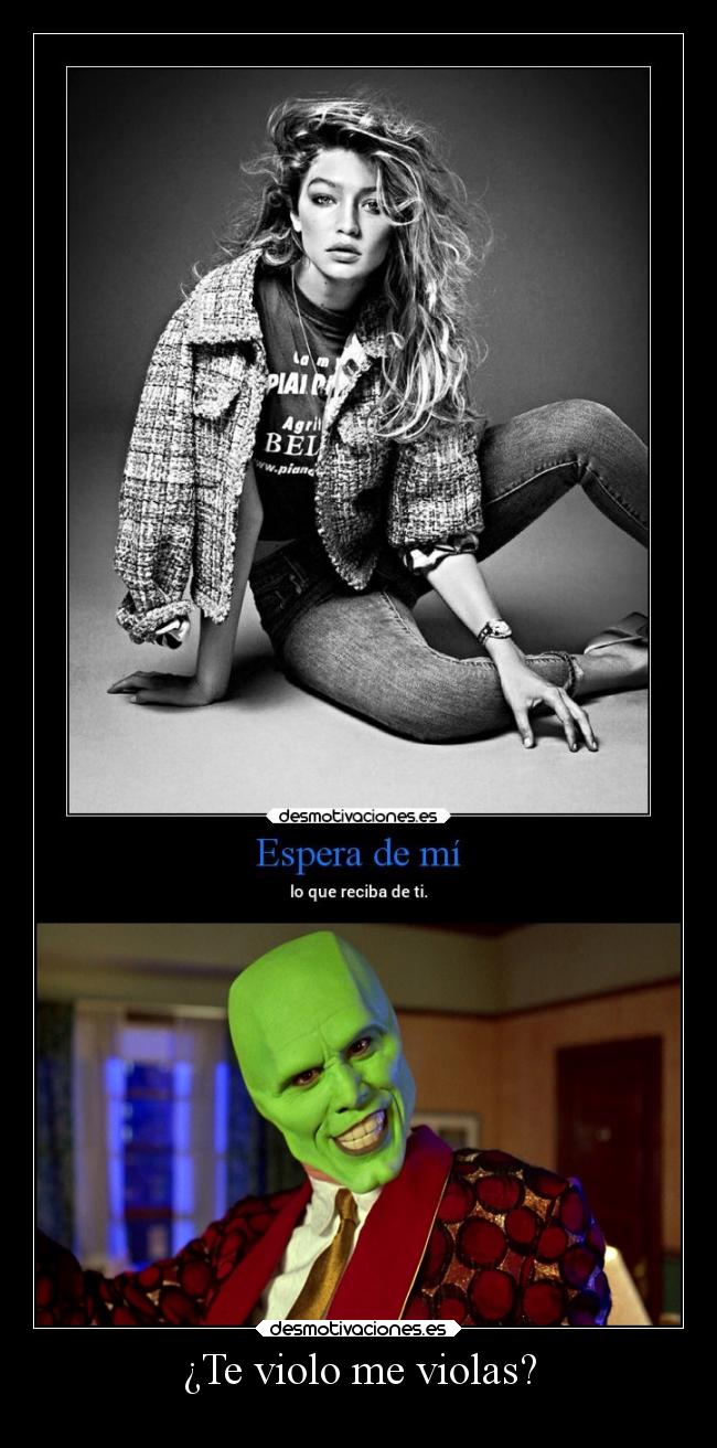 ¿Te violo me violas? -