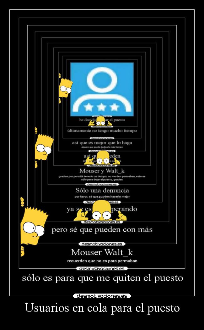 Usuarios en cola para el puesto - 