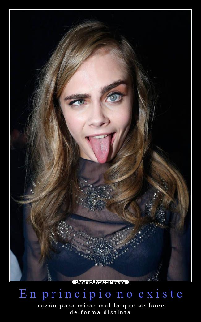 carteles ideas cartel luzsafiro delevigne rilacs desmotivaciones