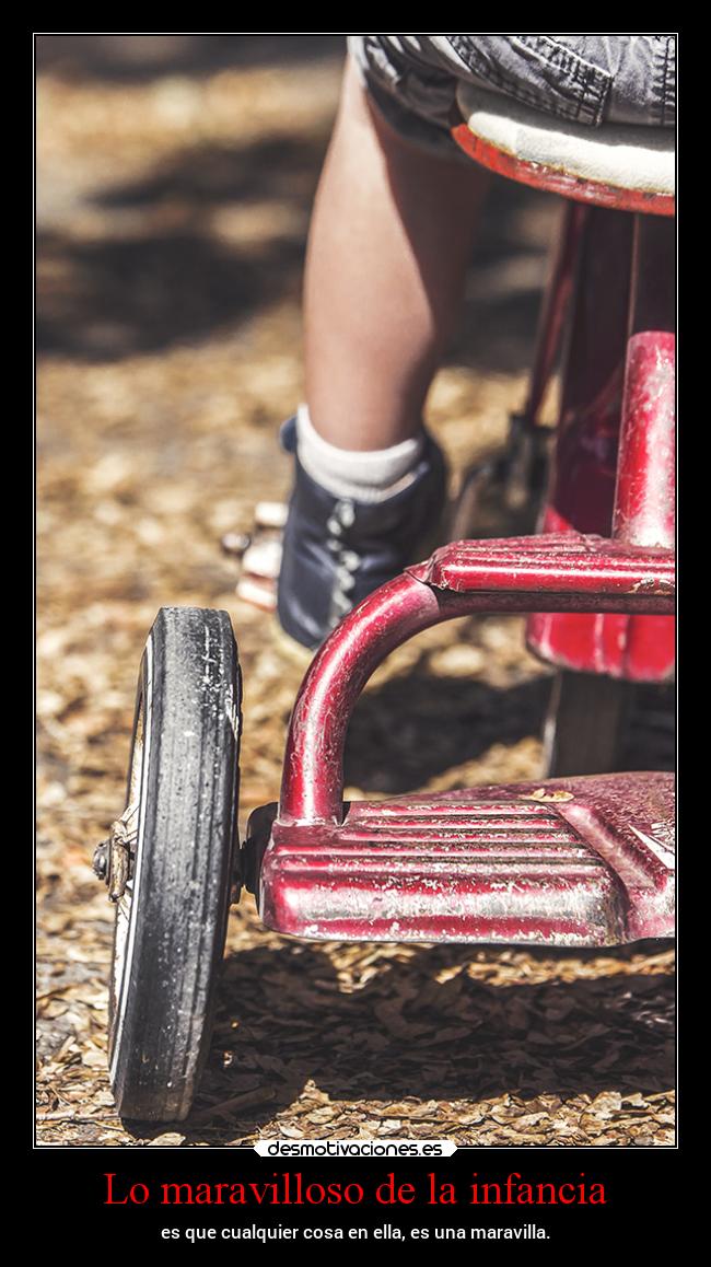 Lo maravilloso de la infancia -